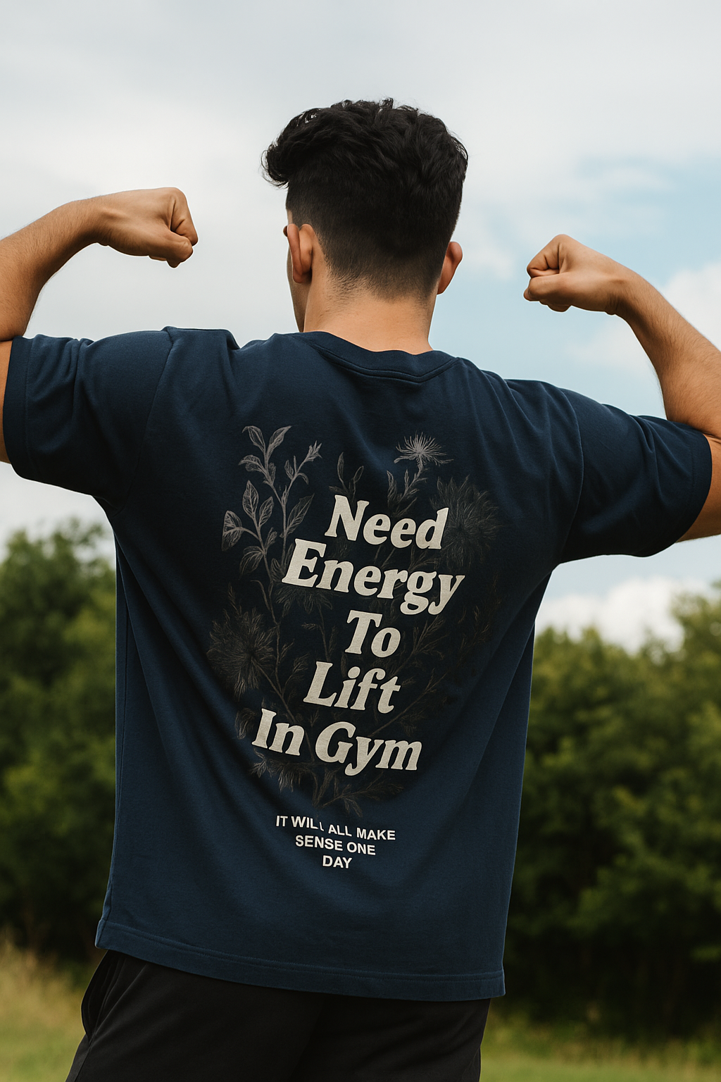 Oversized Lift & Bloom Motivation Unisex T-Shirt