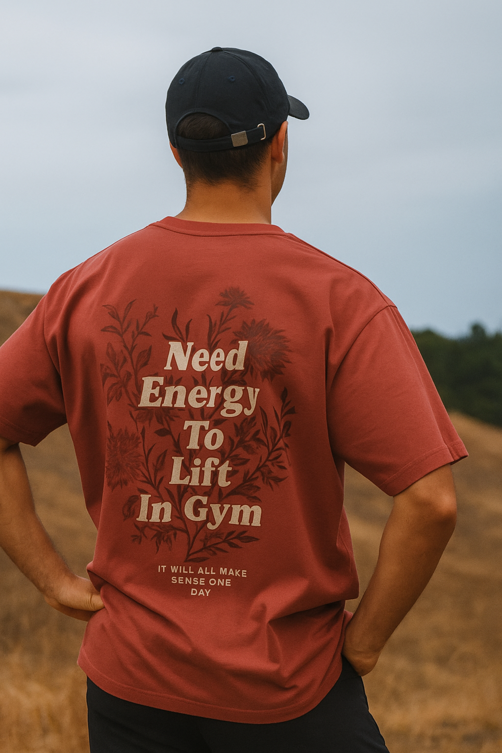 Oversized Lift & Bloom Motivation Unisex T-Shirt
