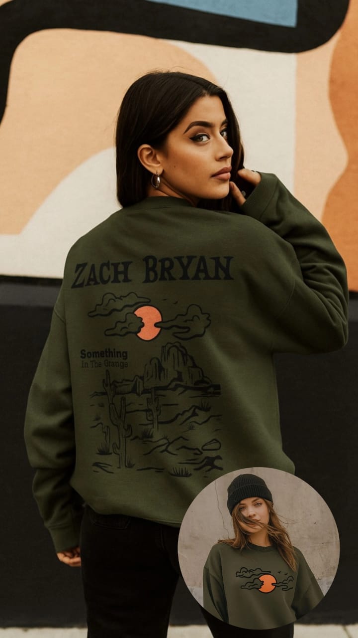 Desert In Orange Sweatshirt