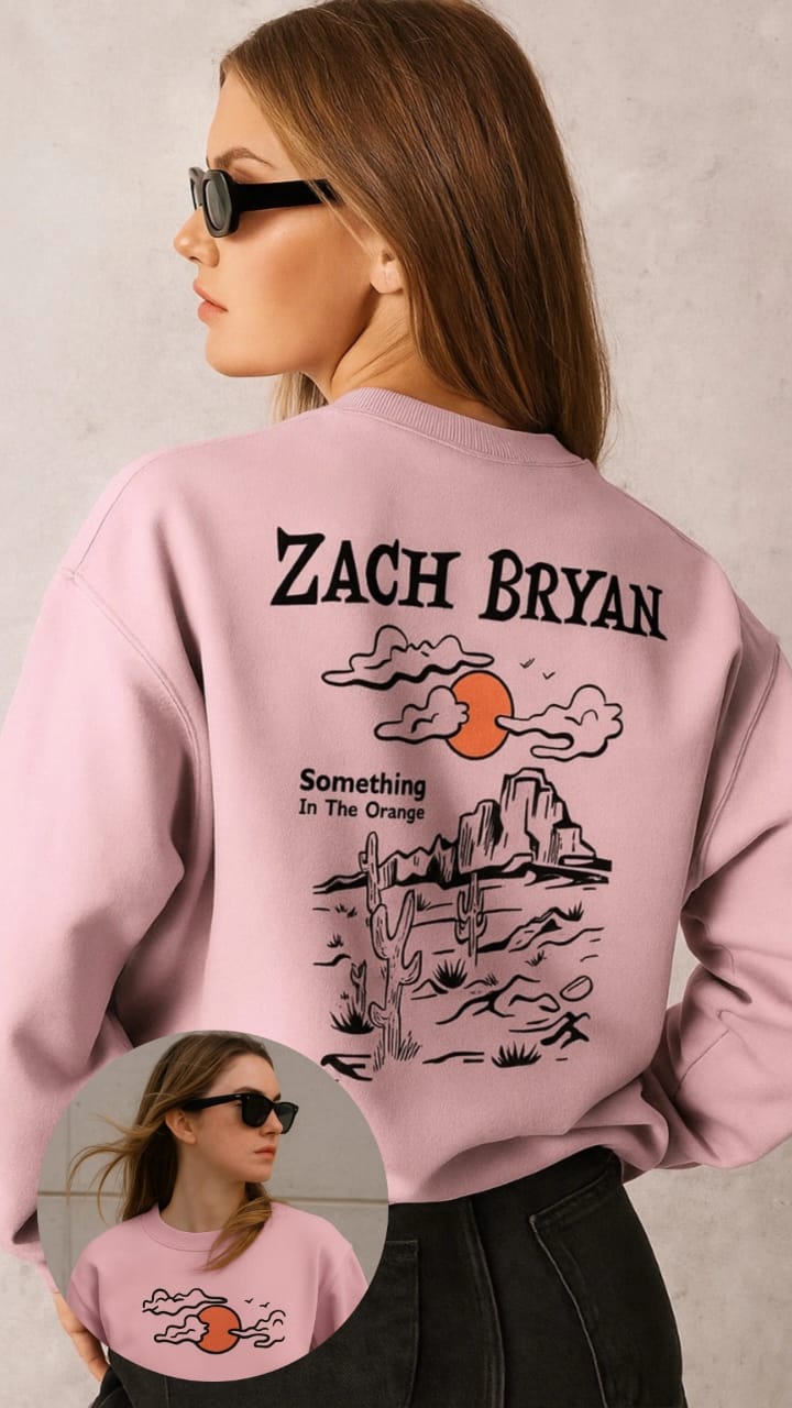 Desert In Orange Sweatshirt