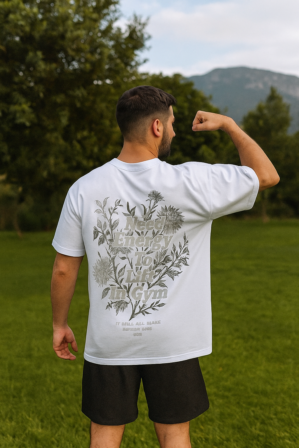 Oversized  Lift & Bloom Motivation Unisex T-Shirt
