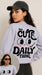 Felt Cute Daily Sweatshirt